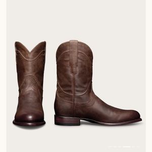 Men’s Tecova Roper boot- The Earl, color is cafe